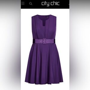 ISO - City Chic Vintage Veronica Dress - Petunia